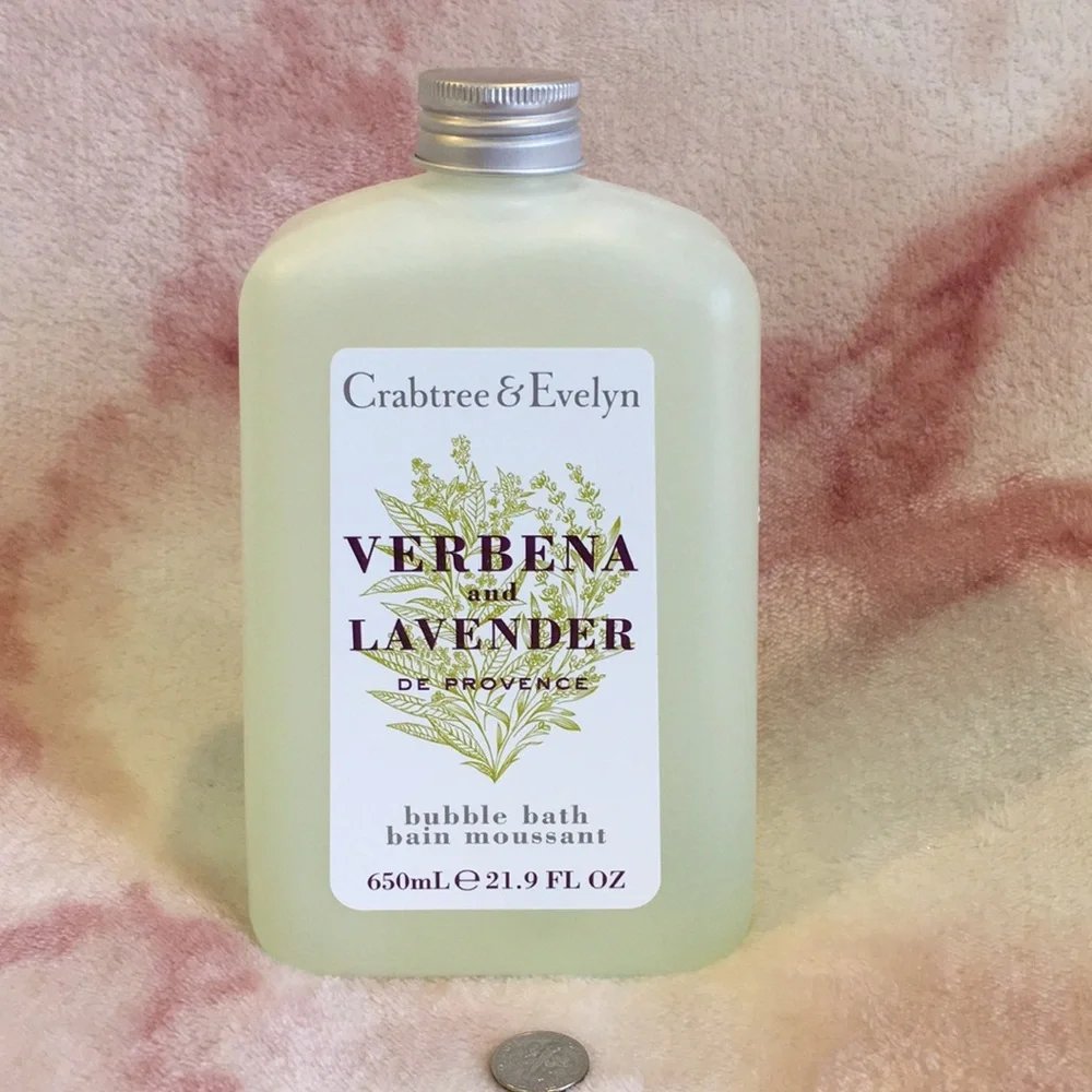 Crabtree Evelyn Scented Verbena Lavender de Provence Bubble Bath XL 21.9oz NWT - Picture 10 of 13